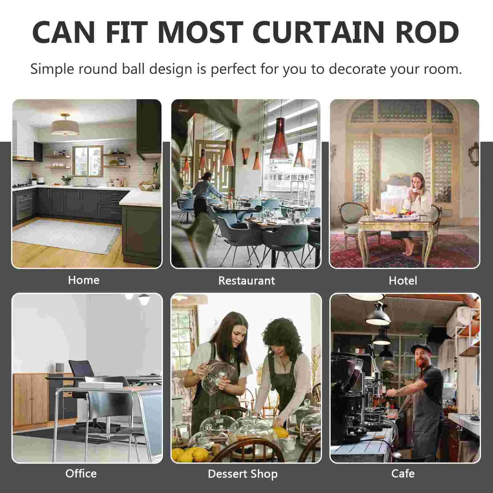 2 шт. драпировка финал стержня конец для штор ретро-декор оконная стойка шапка