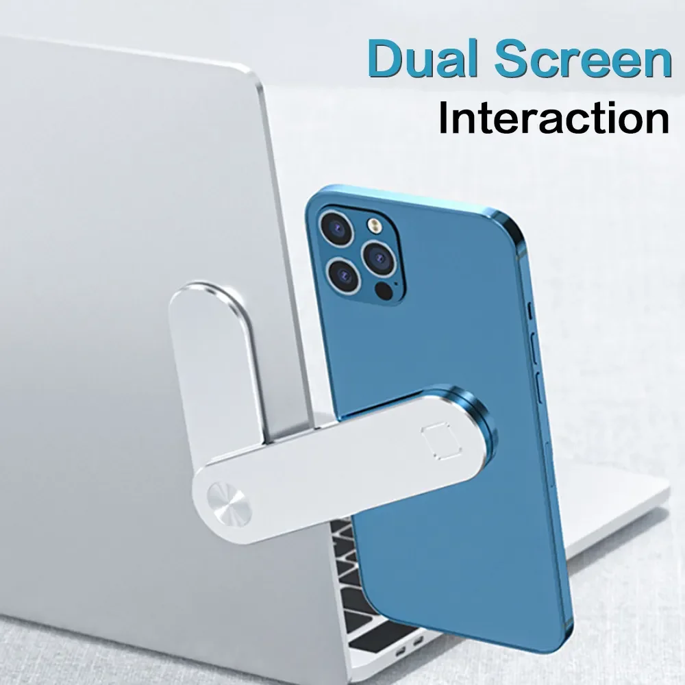 

Retractable Laptop Multi screen Expansion Bracket Double Display Support Frame Mobile Phone Side Mount Stand|Phone Holders & St