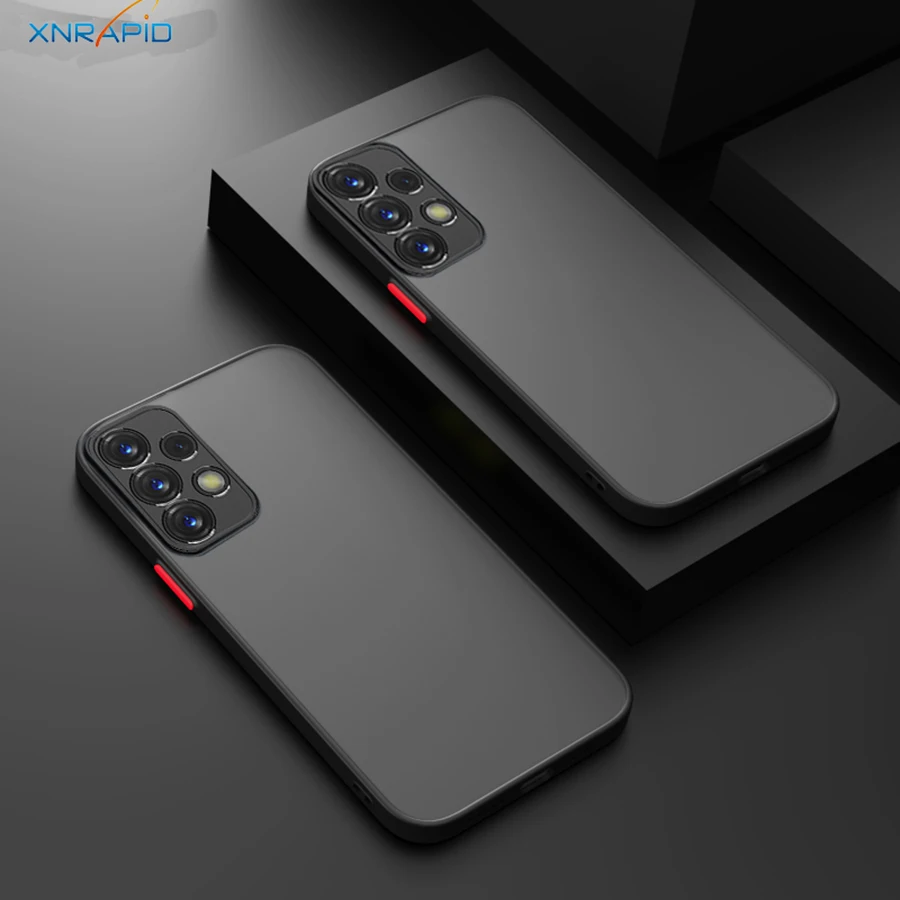 

XNRAP Soft TPU+Hard PC Matte Phone Case Cover for Samsung Galaxy A04 A14 A12 A22s A52s 5G A32 A52 A72 4G A13 A23 A33 A53 A73 S22