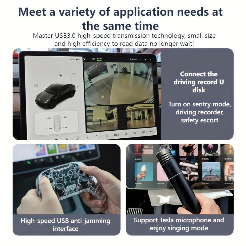 Док-станция для ноутбука Tesla Model 3 4 в 1