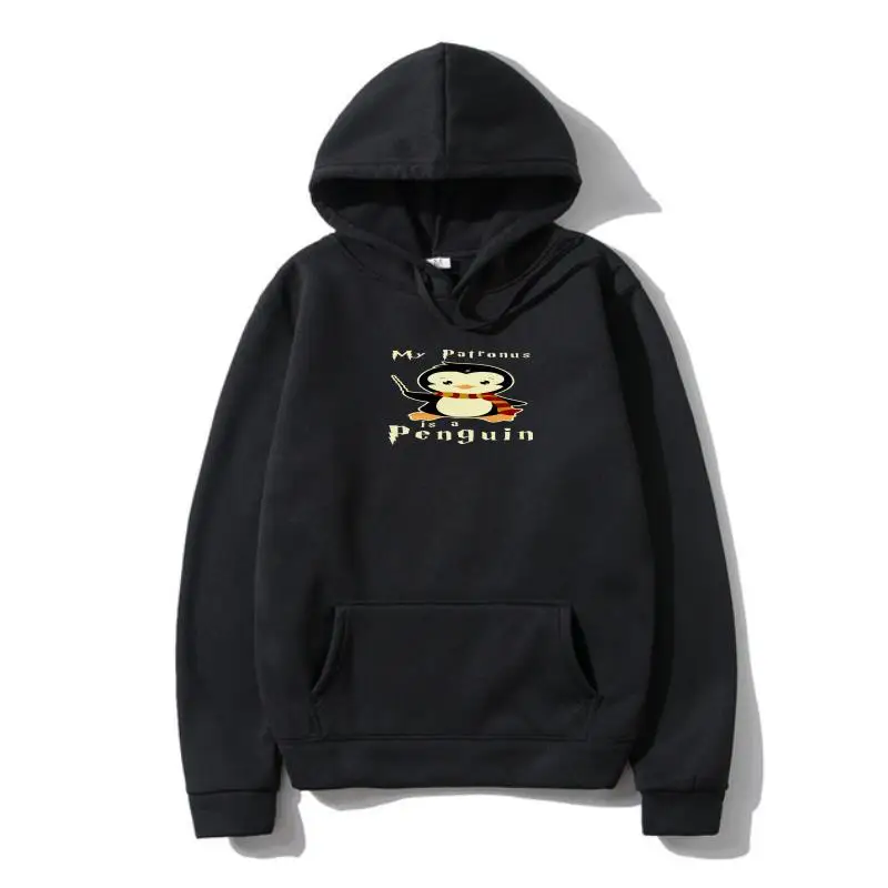 

My Patronus Is A Penguin Ho Hoodie Warm Fashion Summer Printing Casual Fashion 2022 Hoodys Hoody Mens Plus Autumn Outerwear