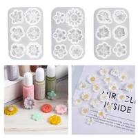 uv resin epoxy small flowers mold decorations casting silicone mold for diy decorations casting crafts jewelry making tools