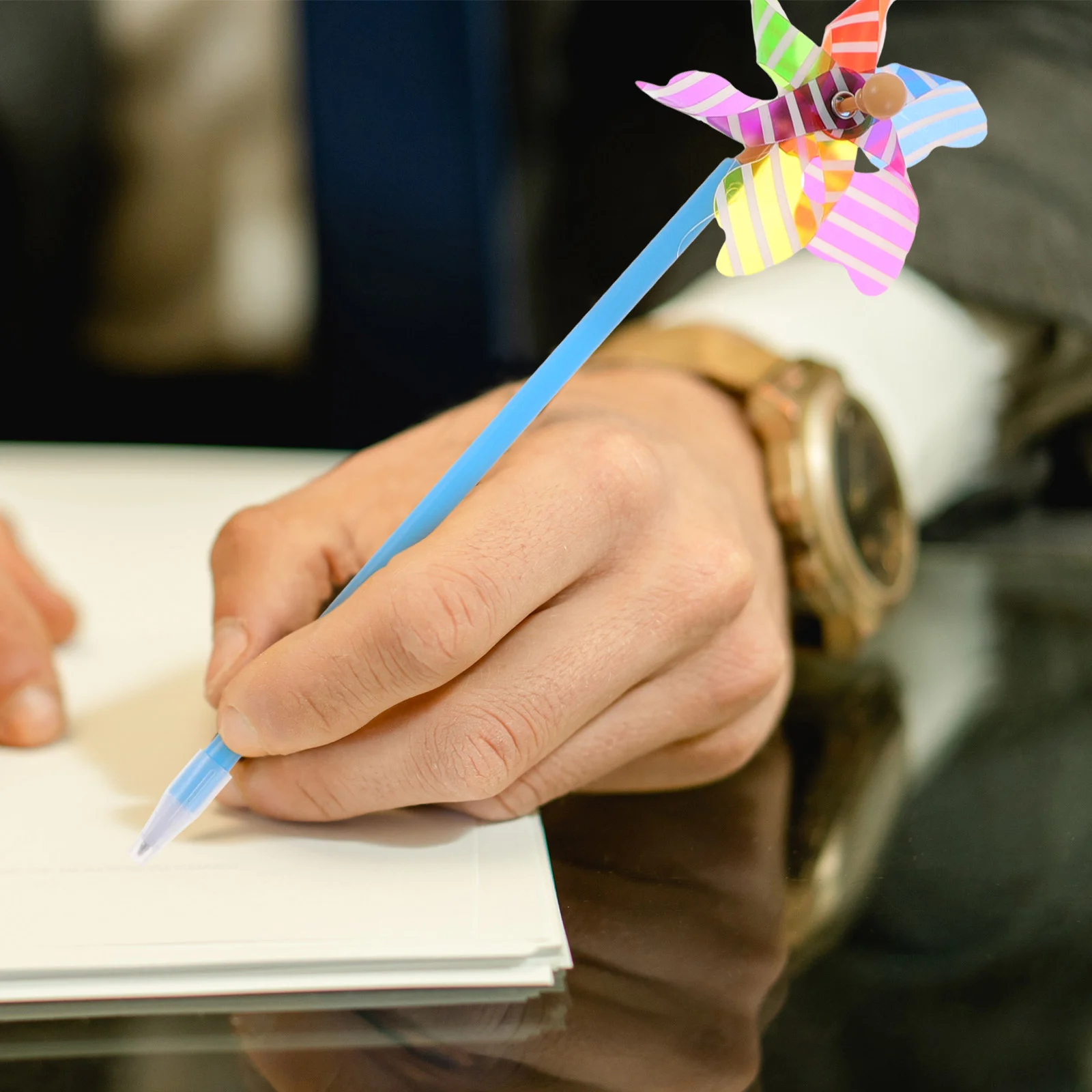

Windmill Ballpoint Pen Cartoon Pens Stationery Pattern Portable Writing Fine Gel