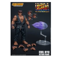 storm toys 112street fighter ii ryu evil ryu four headed carving action figures assembled models childrens gifts games