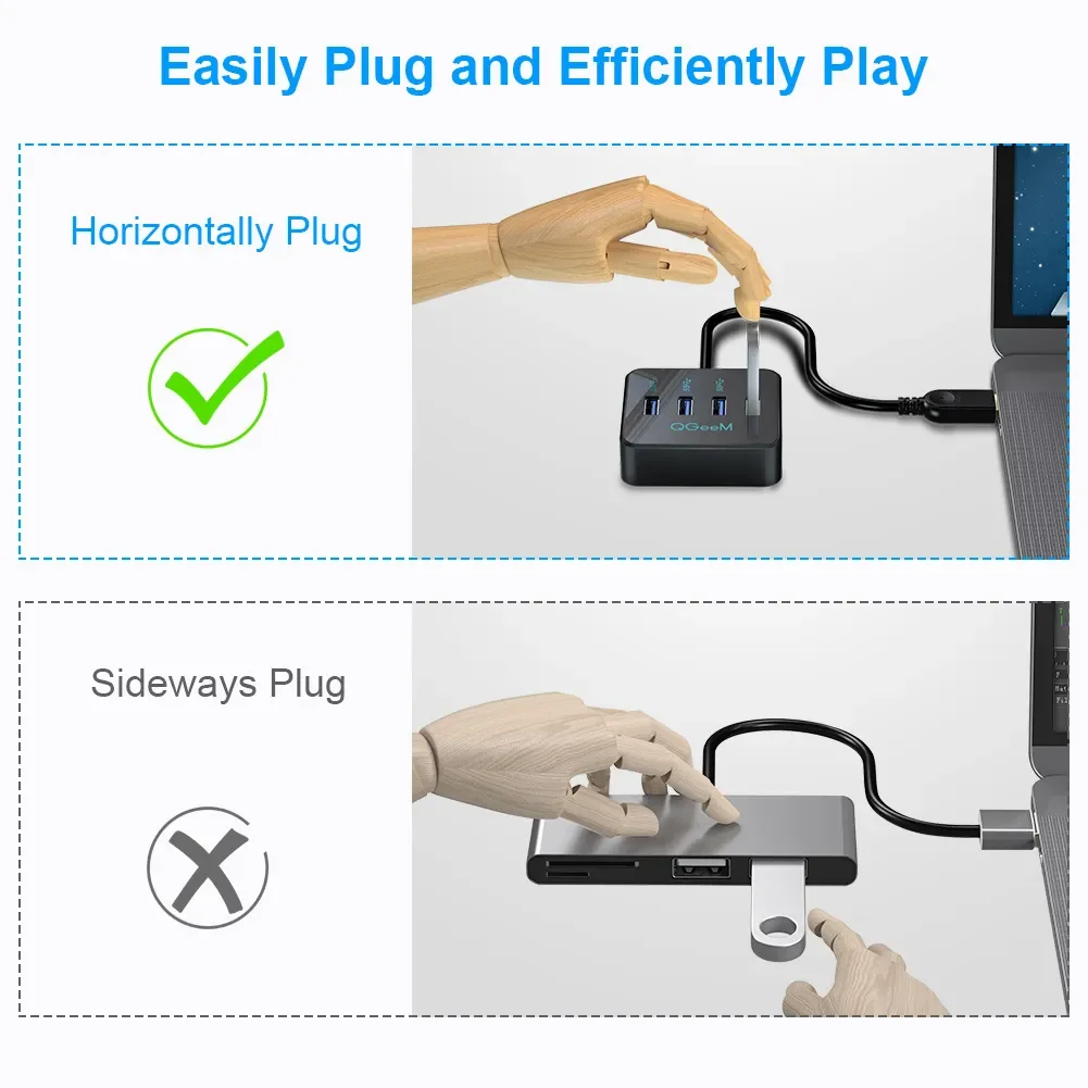 

2022 trend USB Hub 3.0 Adapter USB Splitter for Xiaomi Notebook Macbook Pro 2015 iMac 4 Ports USB 3.0 Hub for PC Computer Access