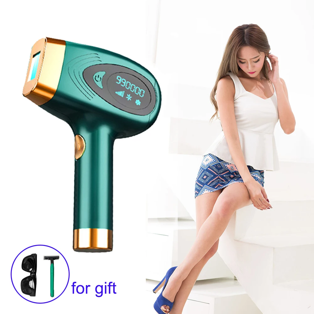 990000 Flashes IPL Laser Hair Removal Machine Epilator Lady Shaver Mini Portable Body Facial Remover For Women Men |
