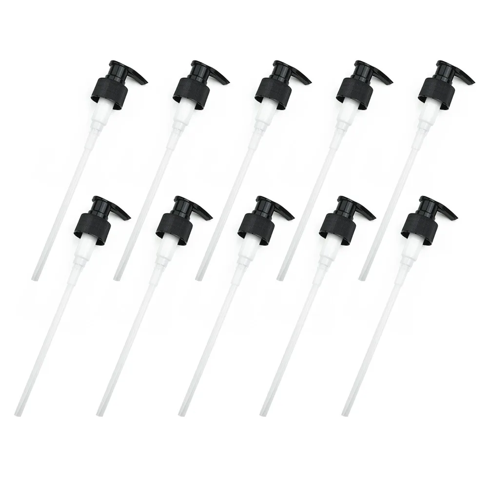 

Replacement Pump Head Head Parts Plastic Professional Pump 10pcs 24 x 2.8 x 0.5cm Black Dispenser Liquid Lotion