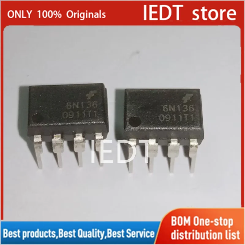 

10PCS /LOT 6N136 DIP8 100% new and original