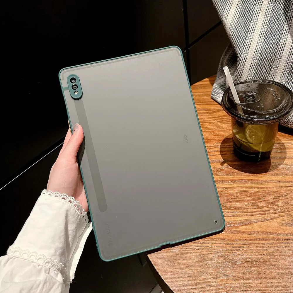 Фото Жесткий матовый чехол для Samsung Galaxy Tab S8 S7 S6 P6 A7 Lite T220 T225 T505 T870 X700 X200 10,5 №4