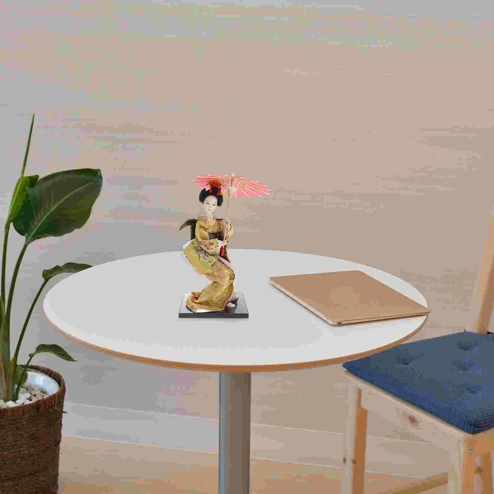 

Японские украшения гейши, домашние аксессуары, декор гейши, домашний сувенир, кимоно, фигурка, базовая доска, настольное украшение для девоч...