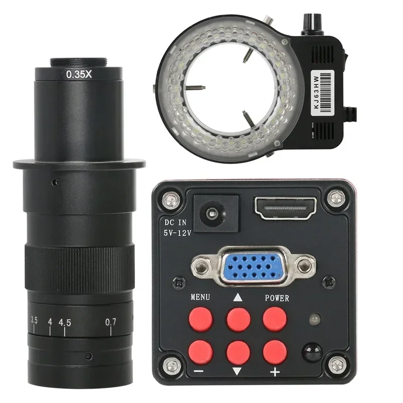 14-мегапиксельная камера VGA HDMI с выходом промышленный видеомикроскоп 130X 180X 300X 200X