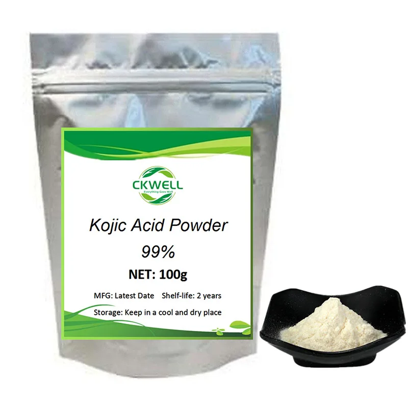 

99% Kojic Acid Powder Cosmetic Grade Skin-Whitening Agent Refined Free Shipping