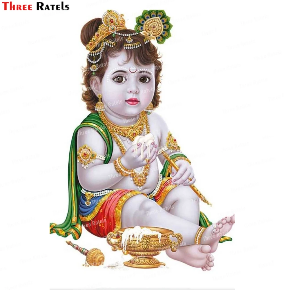 Фото Threeratels K467 Safa Krishna окклюзия царапины DIY виниловый материал Декор наклейки и наклейки №1