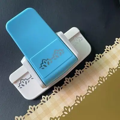 Fancy border punch Very labor-saving Embossing machine Hollow out lace beading DIY Kindergarten making handmade CARDS handicraft