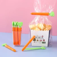 thanstar 5 pcs food bag sealing clip portable carrot shape closure clips sealer fresh keeping food packaging clamp kitchen items