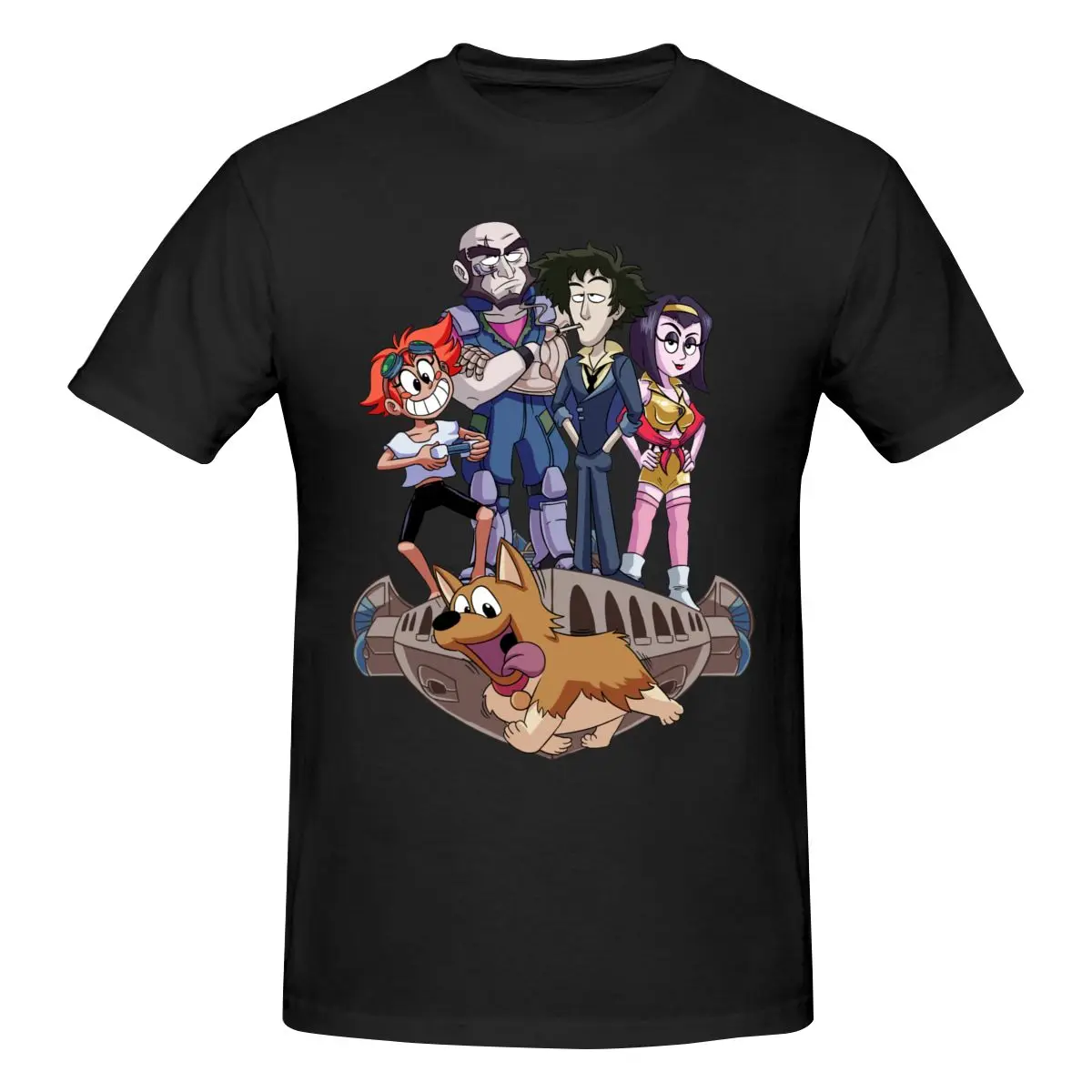 

Cowboy Bebop T Shirt Cotton Crewneck Custom Short Sleeve T Shirt Homme