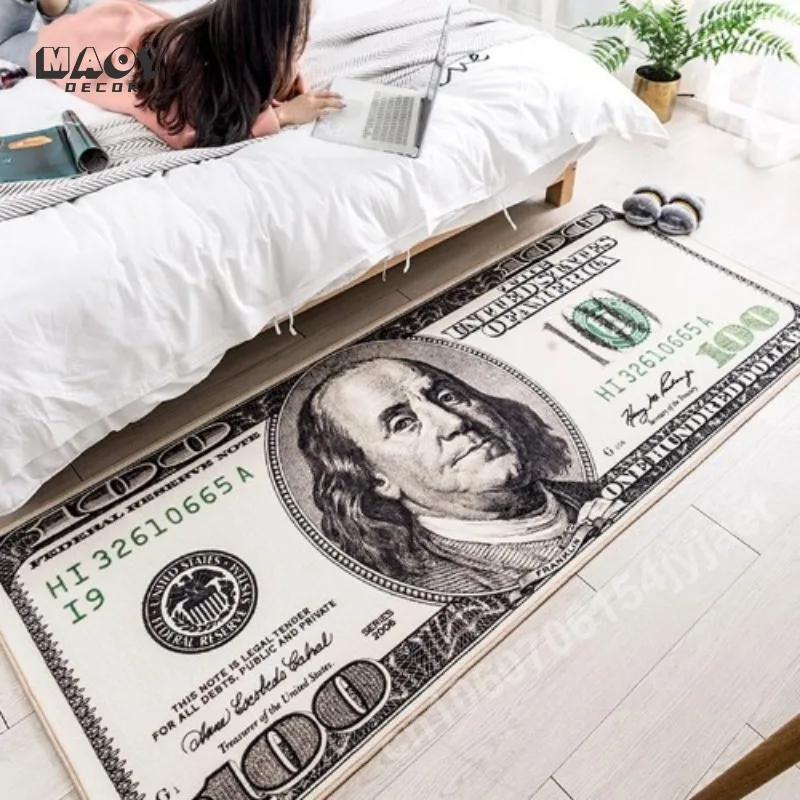 

3D Creative USA Dollar Carpet for Living Room Bedroom Large Area Rug Home Decoration Non-slip Bathroom Floor Mat Hallway Doormat