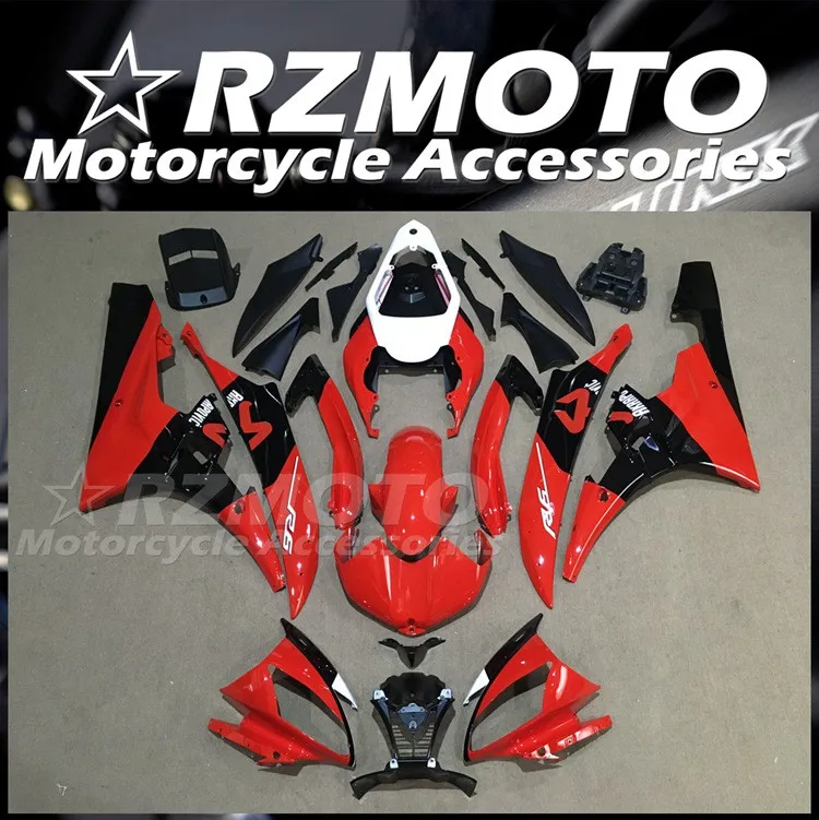 

Injection Mold New ABS Whole Fairings Kit Fit for YAMAHA YZF-R6 R6 06 07 2006 2007 Bodywork Set Black Red