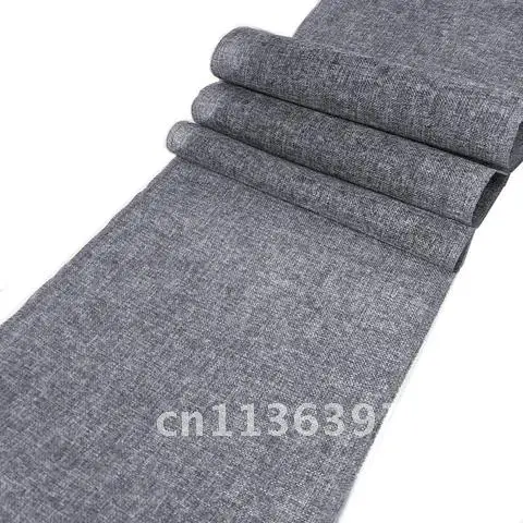 Скатерть из натуральной мешковины 30*182 см льняная скатерть для свадебной