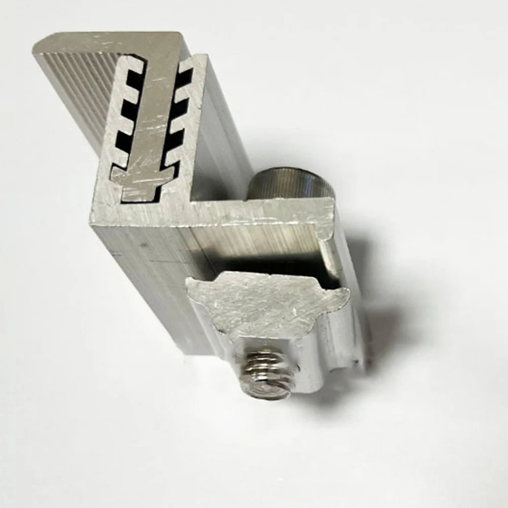 6 шт. концевой зажим для солнечной панели монтажный Z-образный кронштейн зажимы