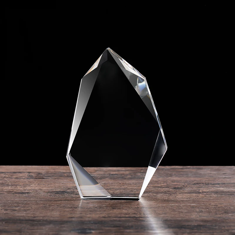 Фото XTOOL Blank K9 Shining Crystal: Фигурка-айсберг из хрусталя, фоторамка для лазерной гравировки, сувениры и подарки для праздников №1