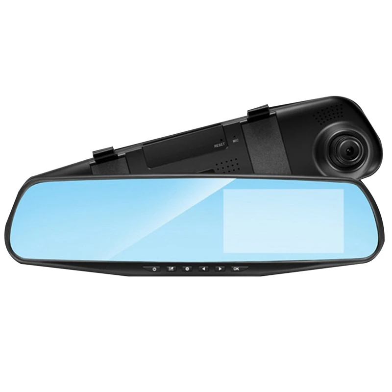 

Car DVR Rearview Camera Detector Auto Video Recorder Full HD 1080P Dash Camera Dual Lens Driving Recorder
