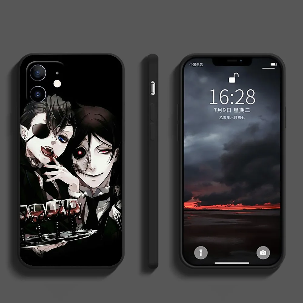 Чехол для телефона SO27 Black Butler Kuroshitsuji iPhone 12 11 X XS XR Pro Max 6 6s Plus SE