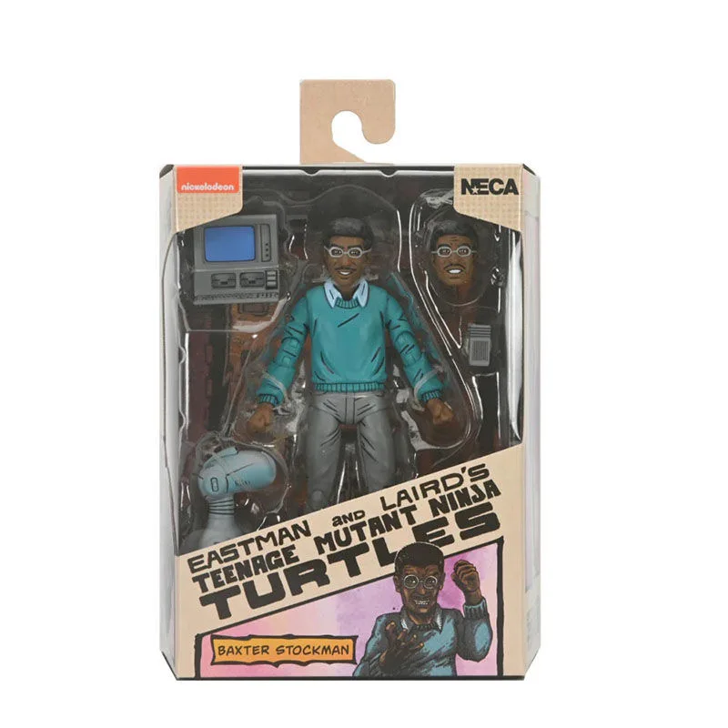 Фото 100% оригинальная фигурка NECA 54349, игрушки-подростки, черепахи ниндзя, Baxter Stockman Eastman и Laird's персонажи, модель действия №2