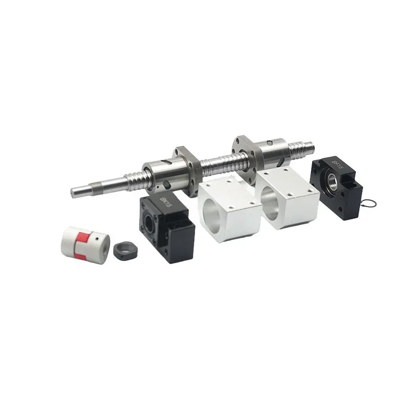 Шариковый винт с левой и правой резьбой 20 мм 2505 sfu2510 3205 500 800 1000 1200 1500 C5 16 Комплект