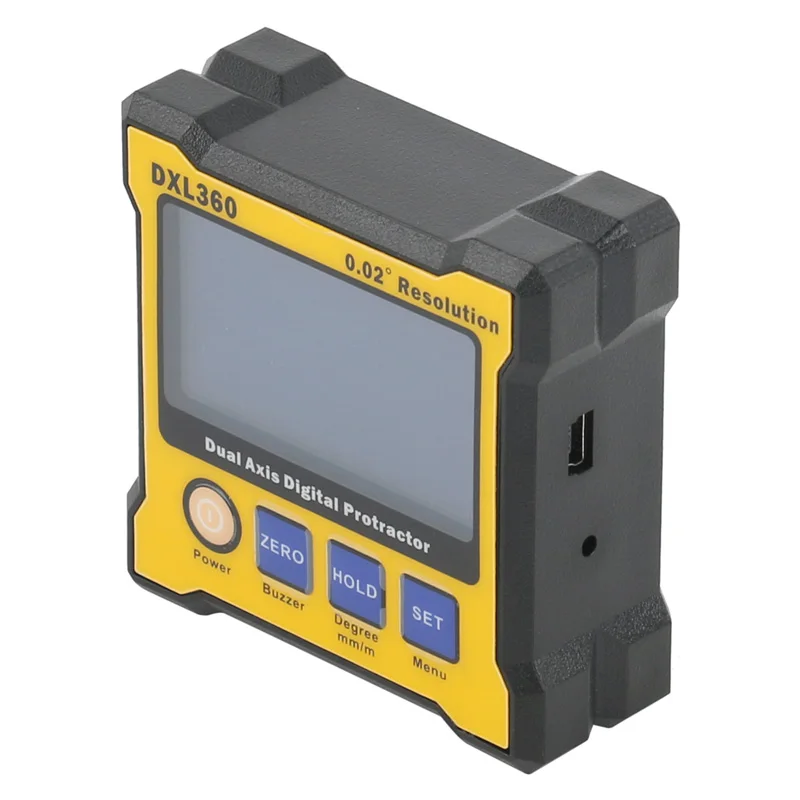DXL360S DXL360 Цифровой угловой транспортир Перезаряжаемый двухосевой высокоточный