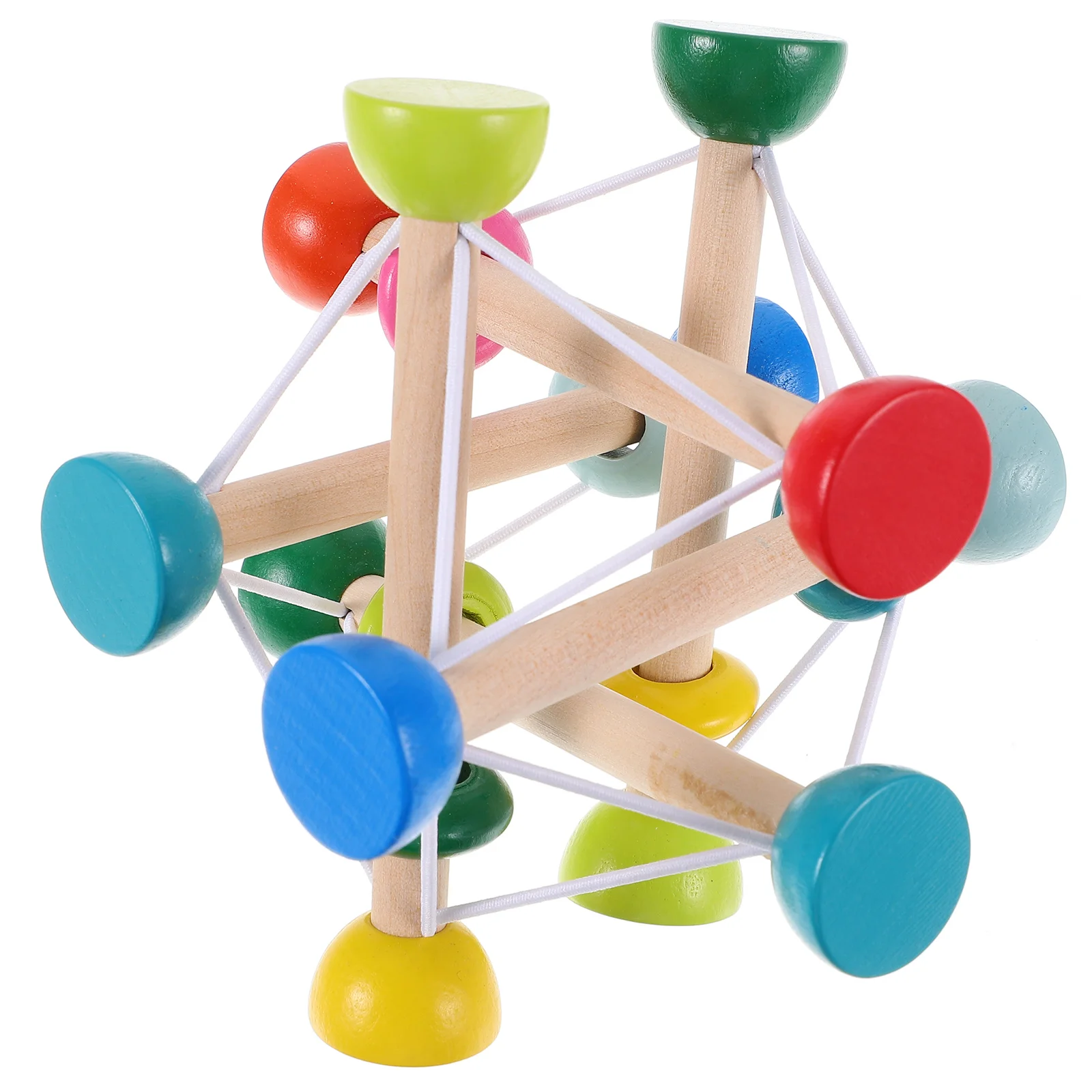 

Игрушечный шейкер Веселая форма познавательная сферическая детская хватка развивающие игрушки деревянные