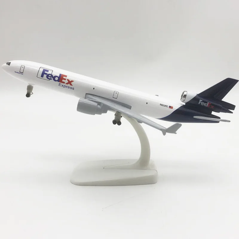 20 см сплав металла Air Fedex Express Airlines MD MD-11 литая под давлением модель самолета