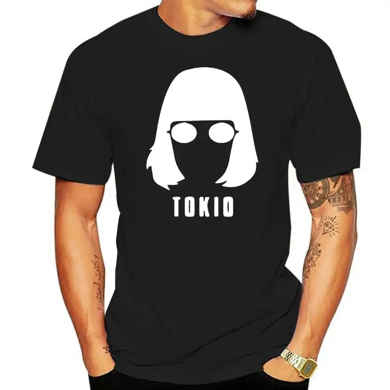 

Fashion Man La Casa De Papel Tokio Cotton T Shirt Graphic Tee