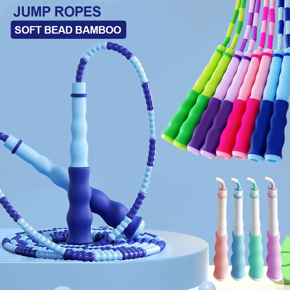 

Jump Fitness Soft Beads Skipping For Equipment Training Rope Keeping Nylon Rope Workout Sport
