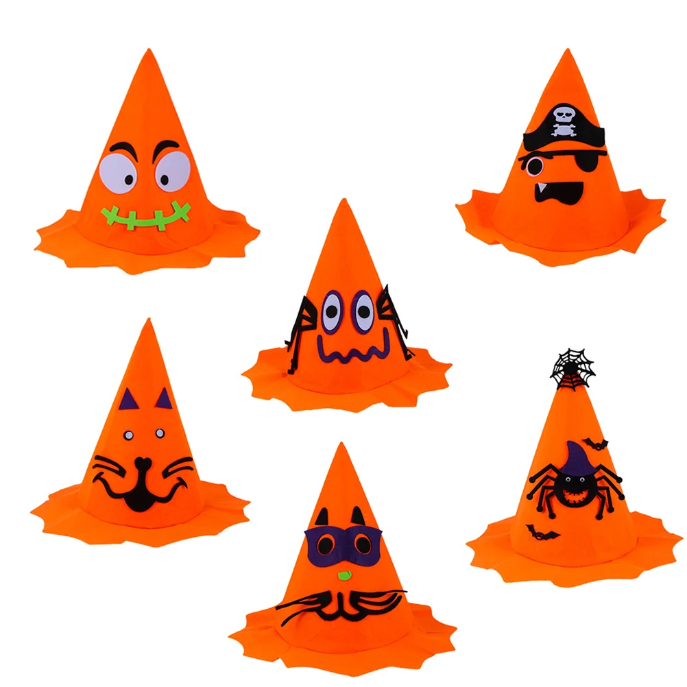 

6Pcs Pumpkin Hat Creative Masquerade Props Festive Gift Party Costumes for Party
