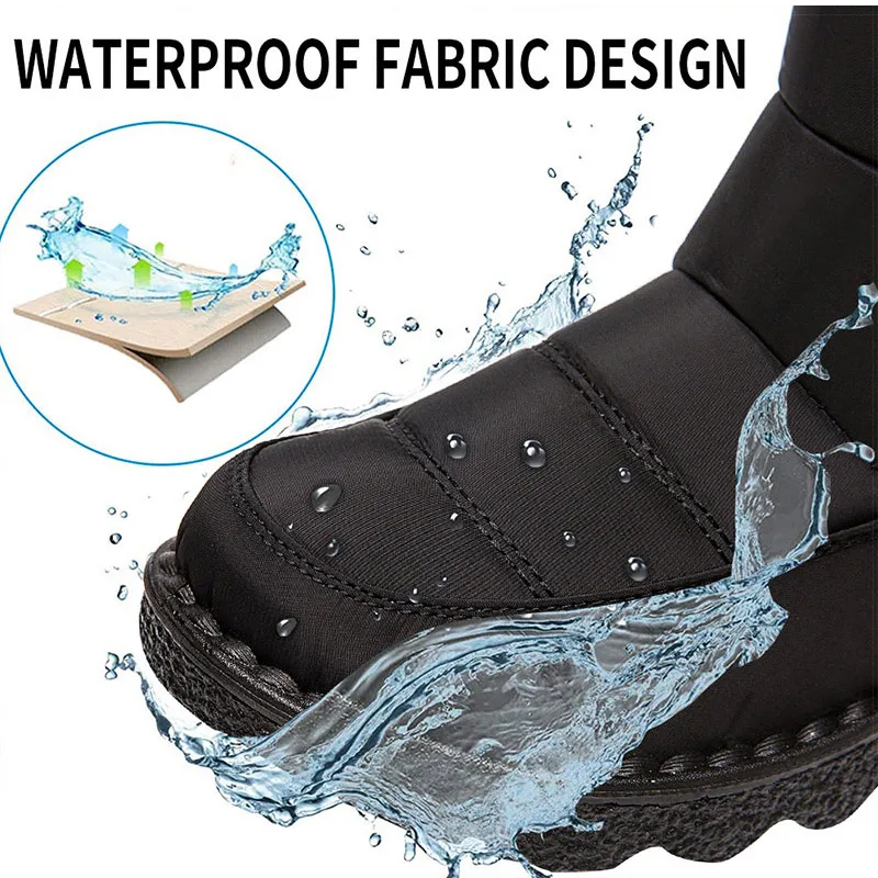 Women Boots Women Snow Boots With Heels Winter Shoes Women 2023 New In Luxury Designer Botte Femme Platform Winter Boots Female