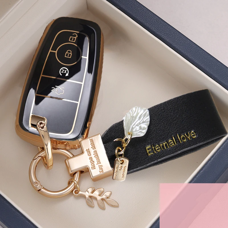 Чехол для автомобильного ключа из ТПУ Ford Edge Fusion Mustang 2017 2018 Expedition Explorer 2019 Smart Remote Car