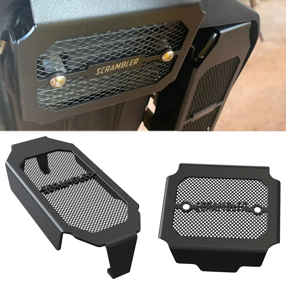 

2023 2022 For Ducati Scrambler Urban Enduro 2015-2016 Urban Motard Motorcycle Rectifier Guard Oil Cooler Guard Grille Protector