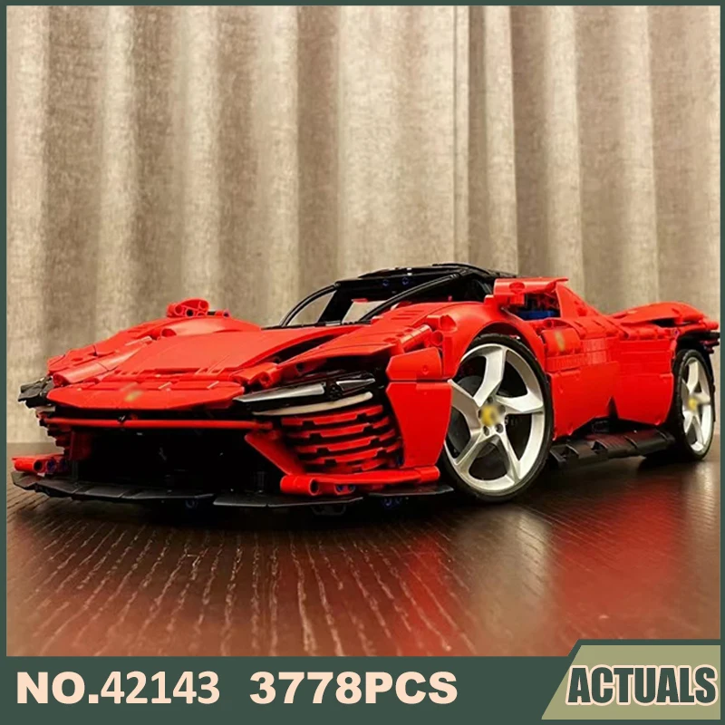 

3778 шт., 42143, Детский конструктор Supercar Red Daytona SP3
