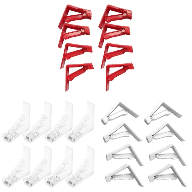 

8Pcs Plastic Tablecloth Clips Tablecloth Holder for Indoor Outdoor Tables