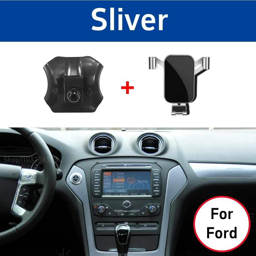 

Автомобильный держатель для телефона Ford Mondeo 2007 2008 2009 2010-2013 гравитационный Автомобильный держатель для телефона с креплением на вентиляционное отверстие GPS кронштейн Подставка автомобильные аксессуары