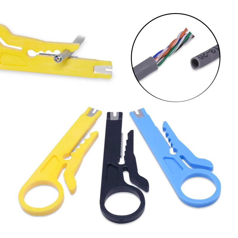 

Портативный мини-нож для зачистки проводов, Обжимные Щипцы, обжимной инструмент, инструмент для зачистки проводов, Мультитул, карманный Мультитул для резки лески