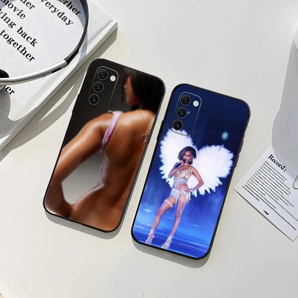 Singer T-Tyla Phone Case For Samsung Galaxy A13 A21s A22 A31 A32 A52 A53 A71 A80 A91 Soft Black Shell