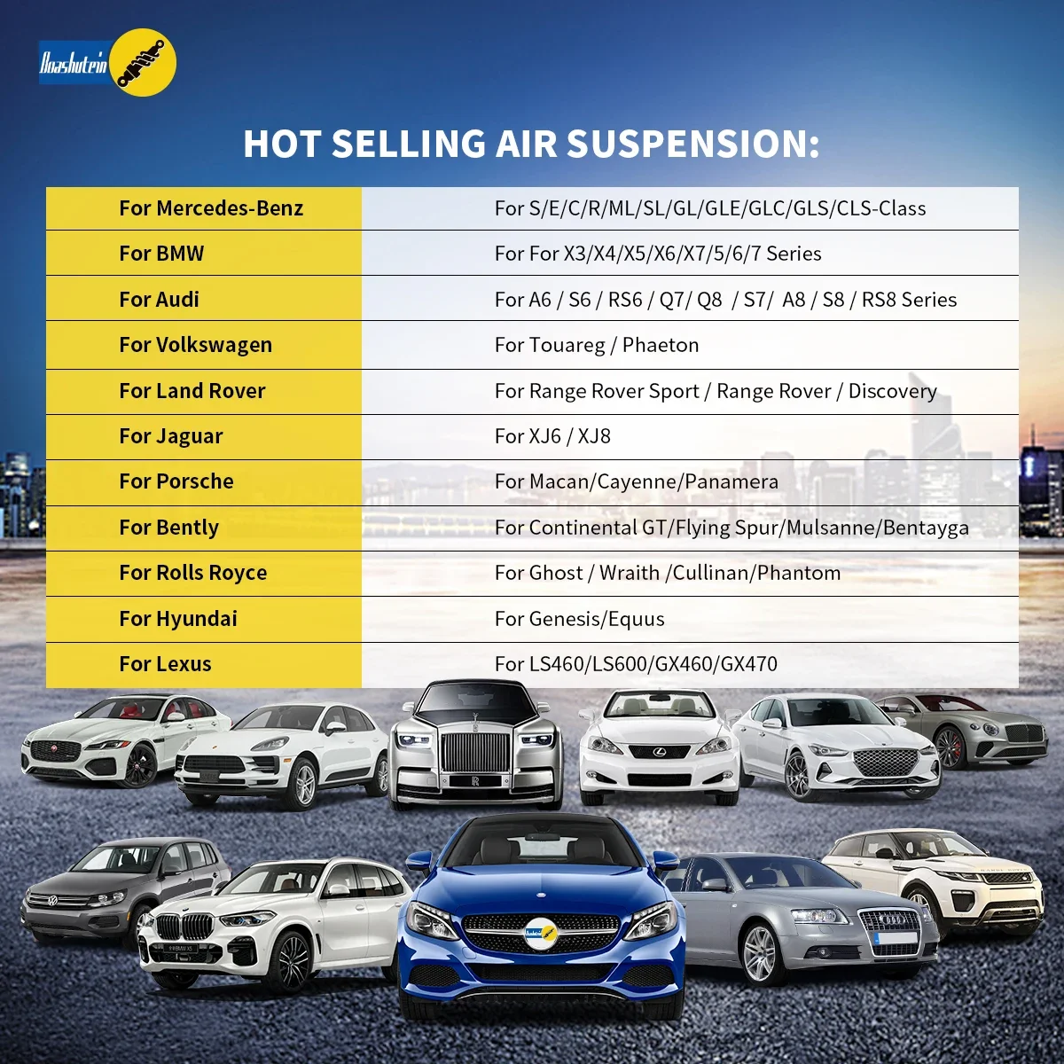 Boashutein автомобильные детали пневматической подвески передний и задний