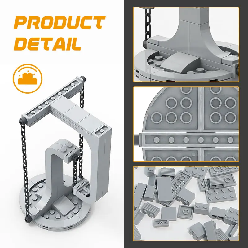 BZB MOC подвеска Tensegrity 39994 скульптура литая модель наука физическое образование