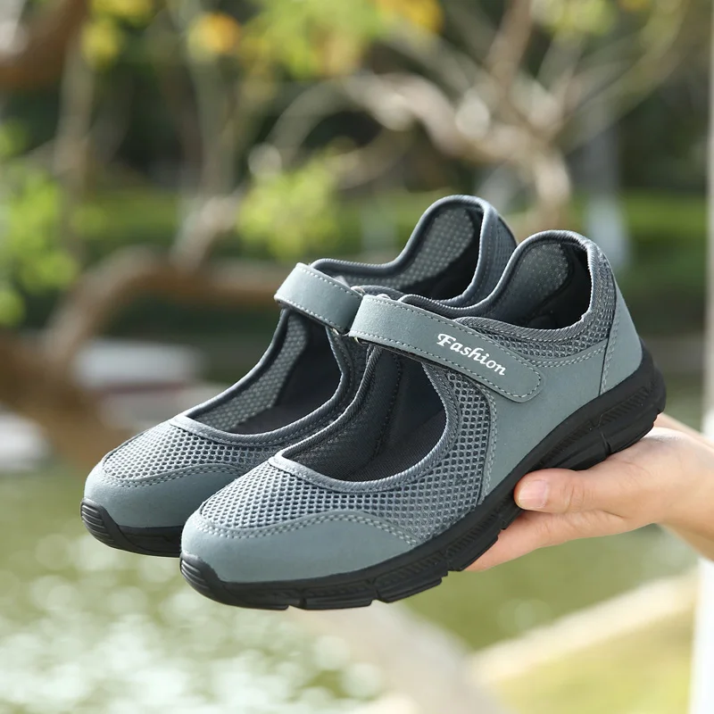 VIP Womens Walking Shoes Outdoor Fashion Breathable Casual Shoes Ladies Comfortable Soft Sole Lightweight Sneakers35-42