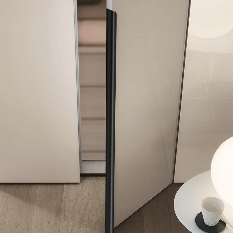 Удлиненная ручка для шкафа матовые черные золотые скрытые ручки кухонные шкафов