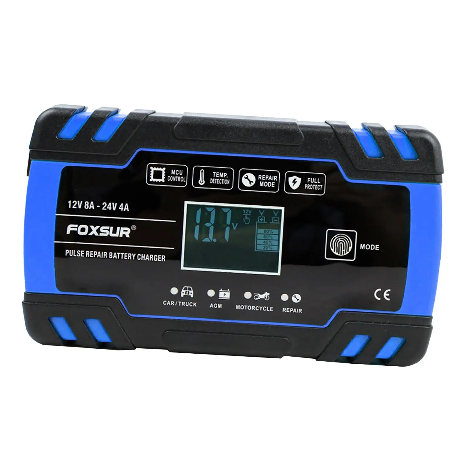 

Car Battery Charger 12V 24V 8A 4A Automotive Trickle Charger for Battery