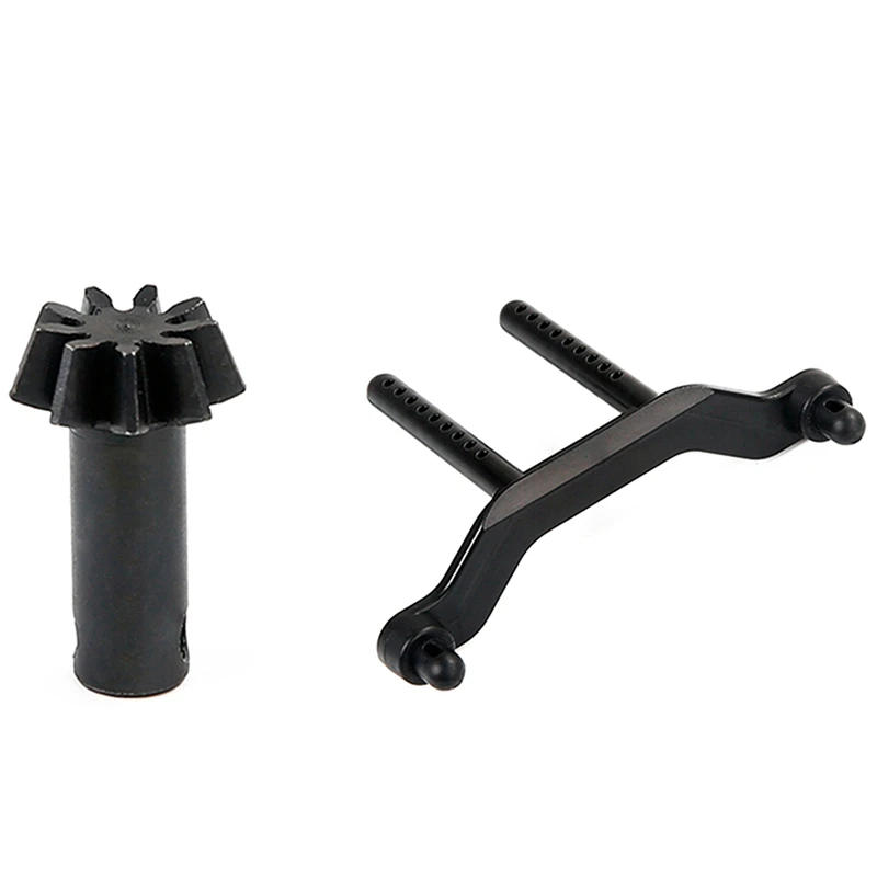 

2 Pcs RC Car Part: 1 Pcs Drive Bevel Ggear 9T & 1 Pcs Plastic Shell Bracket