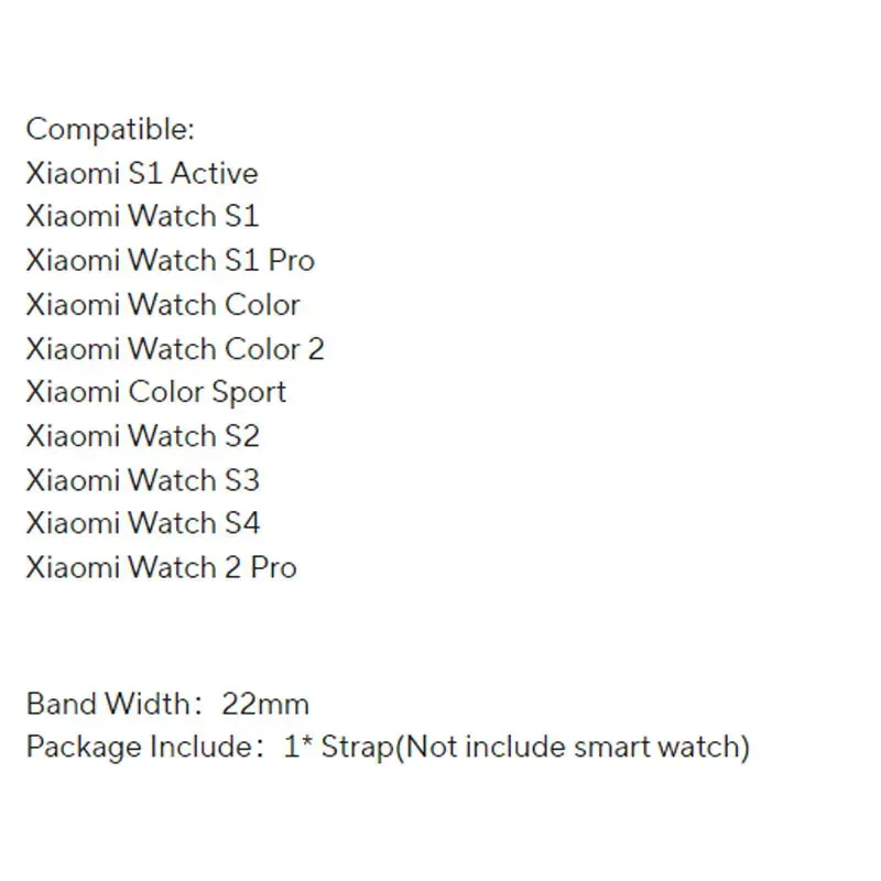 Фото Миланский ремешок для Xiaomi Watch 2 Pro Mi Watch Color 2, ремешок из нержавеющей стали для Xiaomi Watch S4 S3 S2 S1 Pro 22 мм, металлический Correa №2